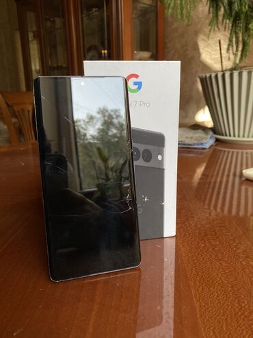купить poco f1: Google Pixel 7 Pro, Колдонулган, 128 ГБ, түсү - Кара, 2 SIM, eSIM