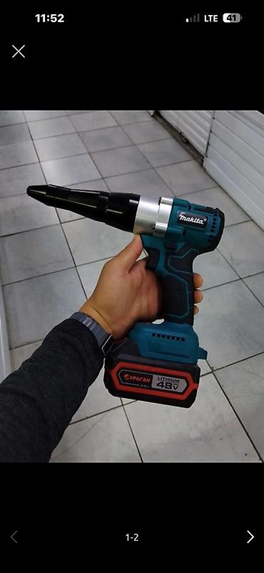 Крепежные инструменты: Аккумуляторный заклепочник Makita (литиевый) - Тип: ручной — 2
