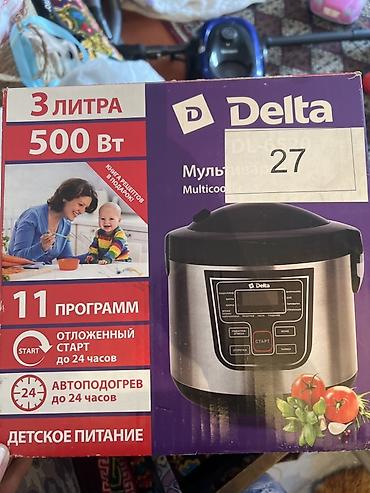 Мультиварка Delta DL-6520 - Объем: 3 литра - Мощность: 500 Вт - 11