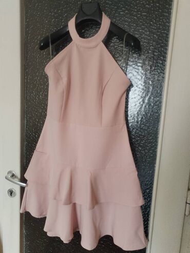 roze haljine za maturu: L (EU 40), bоја - Roze, Večernji, maturski, Drugi tip rukava
