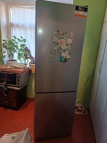 swizer soyuducu: İki qapılı soyuducu (aşağıda dondurucu) - Rəng: metalik boz (inox — 4