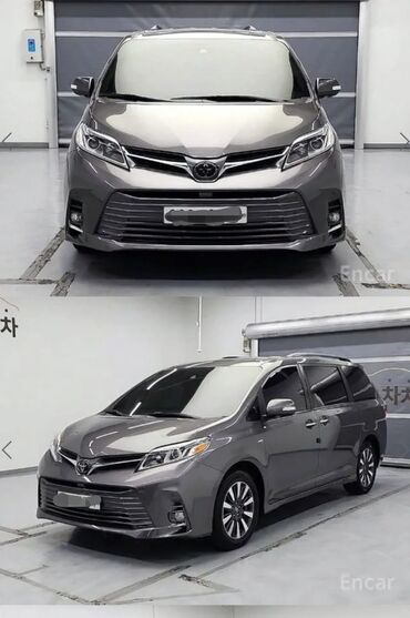 Toyota: Toyota Sienna: 2020 г., 3.5 л, Автомат, Бензин, Минивэн