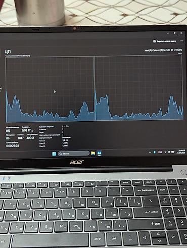 Ноутбуки Acer: Для учебы, Новый, Intel Celeron — 8