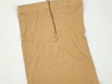 spódnice plisowane brązowa: Skirt, SinSay, XL (EU 42), condition - Fair