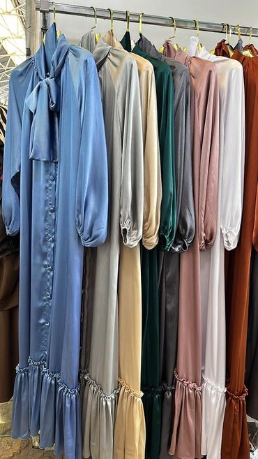 хиджаб платя: Повседневное платье, Made in KG, Длинная модель, XL (EU 42), 2XL (EU 44), 3XL (EU 46)