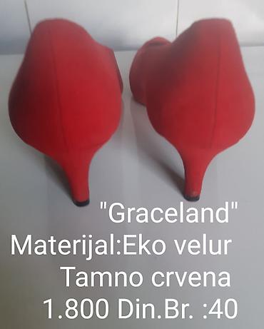 Salonke: Graceland ženske salonke - Model: špicasti vrh, niska štikla (kitten — 7