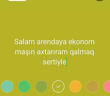 icare az: Xidmət: Ekonom sinifdə icarəyə maşın axtarışı (qalmaq şərti ilə) — 1