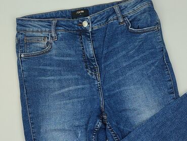 jeansy z dziurami zara: Denim, Jeansy damskie, rozmiar L