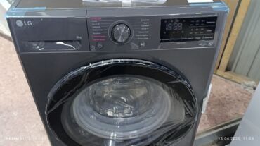 склад бытовой техники: Кир жуучу машина LG, Жаңы, Автомат, 9 кг чейин, Компакттуу