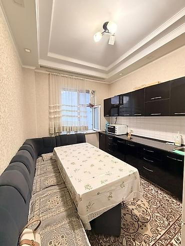 hostel osh: 2 комнаты, 68 м², Городская больница №4 (ул. Айни) 4 этаж, Свежий ремонт — 1