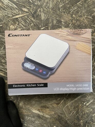 электронной весы: Электронные кухонные весы Constant с плоской платформой и четким