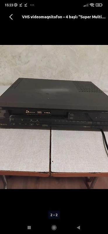 JVC VHS videomaqnitofon – 4 başlı, “Super Multi System”