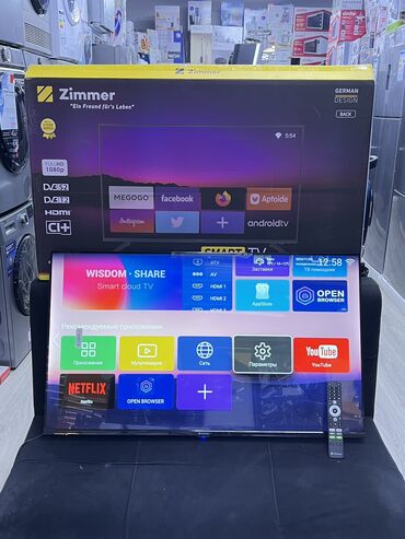 video cekilis: Yeni Televizor Zimmer Led 43" FHD (1920x1080), Pulsuz çatdırılma