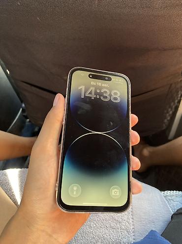 note 13 pro plus: IPhone 14 Pro, Б/у, 256 ГБ, Черный, 78 % — 1