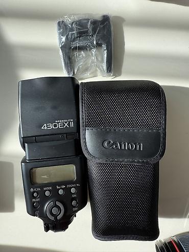 yeni modemler: Canon Speedlite 430EX II flaş 2 defe istifade olunub yeniden seçilmir — 1