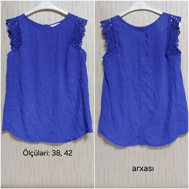 Köynək və bluzalar: Türkiyə fabrik mallarıdır hər birinin qiyməti çox ucuzdur 3-7 manat — 13