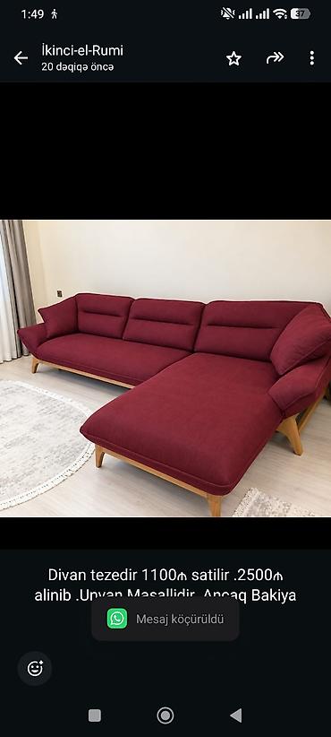 Divan tezedir 1100₼ satilir .2500₼ alinib .Unvan Masallidir .Ancaq lalafo.az -da Divan tezedir 1100₼ satilir .2500₼ alinib .Unvan Masallidir .Ancaq
