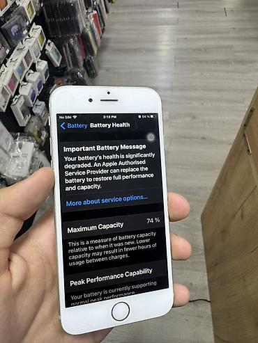 aydın 6s: IPhone 6s, 16 GB, Gümüşü, Barmaq izi — 2