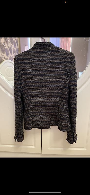 двойка zara: Пиджак, Твид, Стойка-воротник, Турция, S — 2