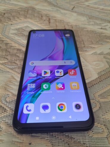 телефон fly лягушка: Redmi Note 9, 128 GB, rəng - Qara, Barmaq izi