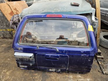 боковое стекло: Крышка багажника Toyota 2000 г., Б/у, цвет - Синий,Оригинал