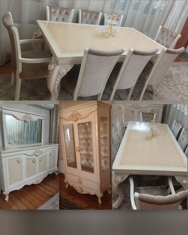 Qonaq otağı dəstləri: Komod, Masa və oturacaqlar, Servant — 1