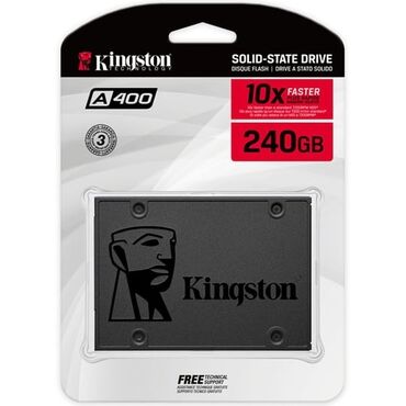 dvd disklər: Внутренний Накопитель SSD Kingston, 240 ГБ, 2.5", Новый
