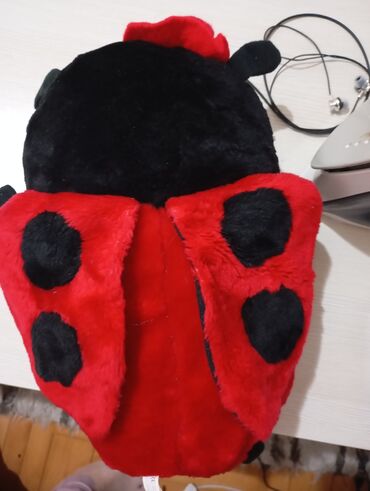 Torbe: Plišana torbica u obliku srca - Model: srce, mekani veštački krzneni — 218