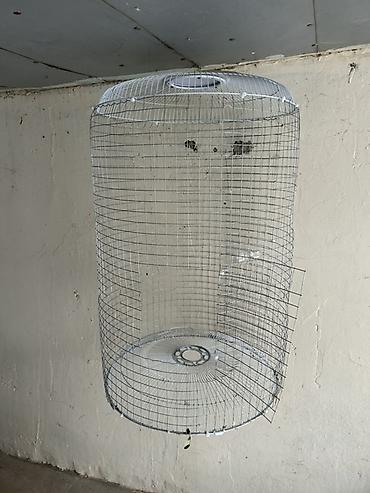 gence quşlar: Metaldan hazırlanmış iri ölçülü asma qəfəs/tor - Material: sinklənmiş — 2