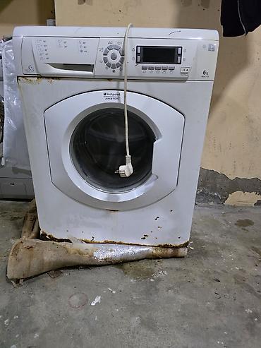 patar yuyan: Hotpoint Ariston paltaryuyan maşın - Ön yükləməli model - Yuma — 1