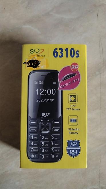 lords mobile: SQ Mobile 6310s düyməli mobil telefon - Ekran: 1.77" TFT - Şəbəkə — 3