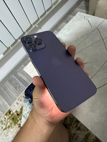 духовка бу бишкек: IPhone 14 Pro Max, Колдонулган, 128 ГБ, Deep Purple, Каптама, Кабель, 83 %