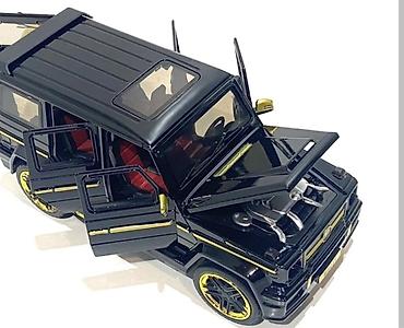 velsopet 24: Metal model avtomobil – Mercedes G-Class tərzində, 1:24 ölçü nisbəti — 1