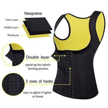 Наушники: Жилет для похудения Sauna Sweat Neoprene Vest + Tightness Эффективное