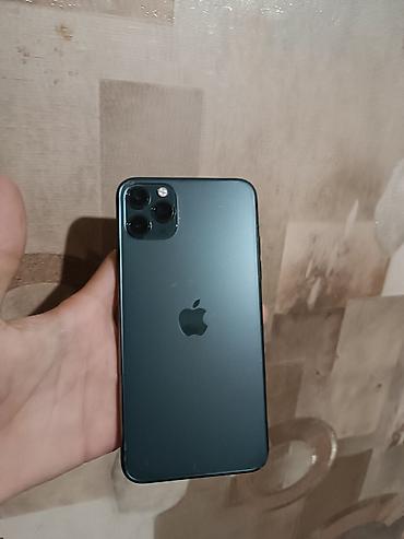 11pro makx ışlenmş: IPhone 11 Pro Max, 64 GB, Matte Midnight Green, Face ID — 1