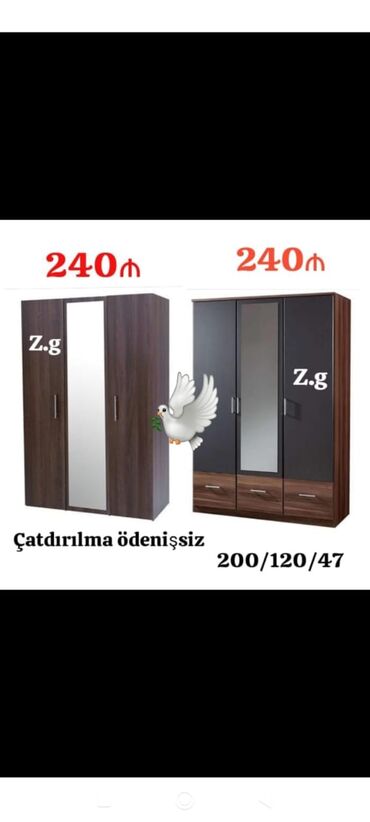 Çarpayılar: Yeni, Düz dolab, Qarderob, paltar dolabı lalafo.az -da Çarpayılar: Yeni, Düz dolab, Qarderob, paltar dolabı