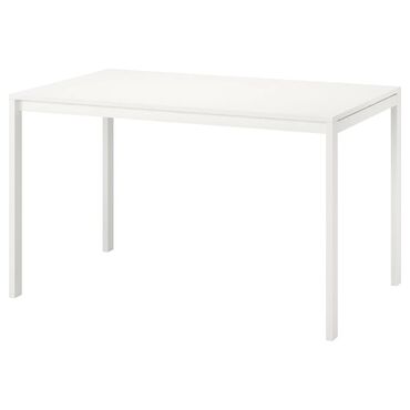 стол табуретками: Кухонный Стол, цвет - Белый, Новый