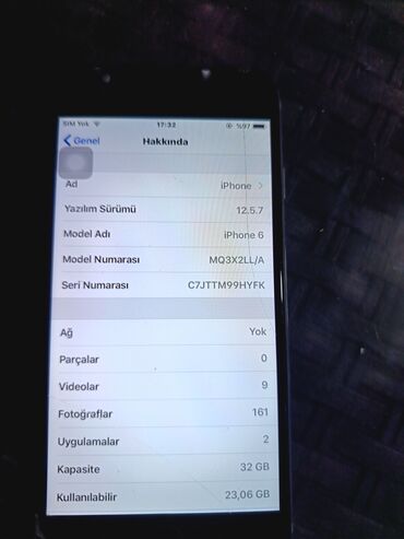 iphone 5s 32 gold: IPhone 6, 32 ГБ, Серебристый, Face ID, Отпечаток пальца