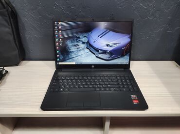 Компьютеры, ноутбуки и планшеты: Ноутбук, HP, 8 ГБ ОЗУ, AMD Ryzen 3, 15.6 ", Для работы, учебы, память SSD