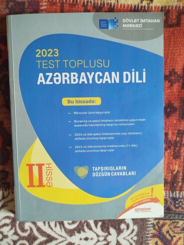 Testlər: Azerbaycan dili toplu 2 hisse