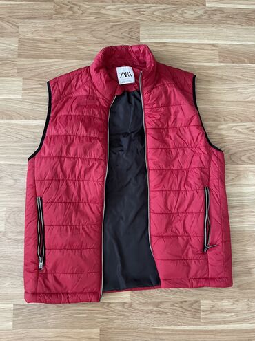 Pencəklər: Jilet, Zara, M (EU 38), rəng - Qırmızı