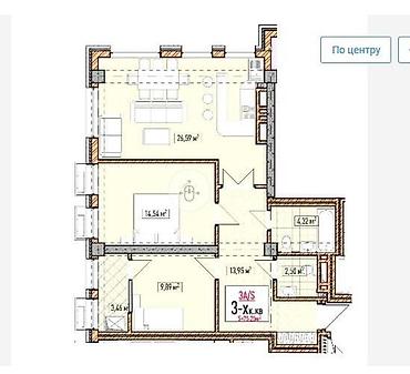 Новостройки от застройщика: Элитка, 3 комнаты, 75 м² — 3