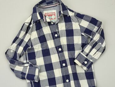 Shirts: Shirt 5-6 years, condition - Good, pattern - Cell, color - Blue