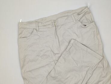 Material trousers for women, size 5XL (EU 50)