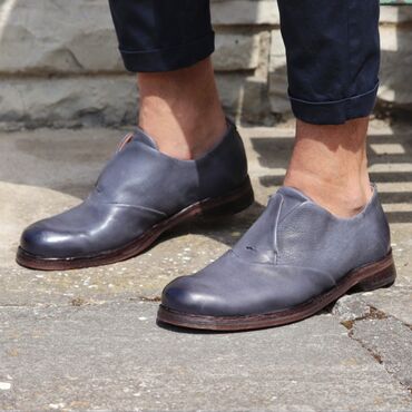 казаки обувь: Новые кожаные туфли A.S.98 из Италии ручной работы в сером и есть