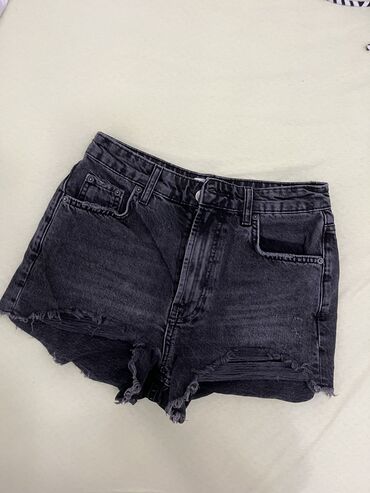 sorc suknja bershka: S (EU 36), Jeans, color - Grey, Single-colored