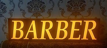 berber reklamı: Barber reklamı.Yenidir.Orqsteklo (plastik) material ilə — 2