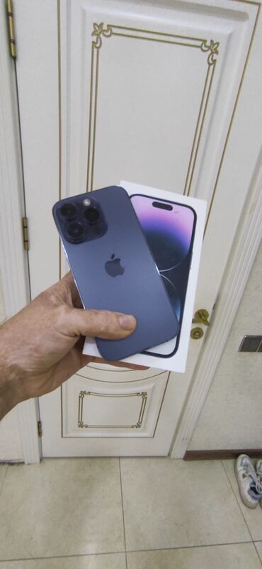 iphone 11 qiymeti ikinci el: IPhone 14 Pro, 128 GB, Deep Purple, Simsiz şarj, Face ID, Sənədlərlə