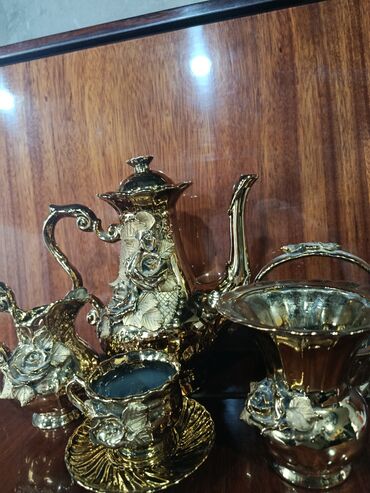 Nahar dəstləri və servizlər: Nahar dəsti, rəng - Qəhvəyi, Şüşə — 6