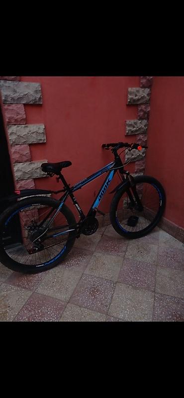 İdman velosipedləri: Dağ velosipedi – AOOK 26” - Rəng: qara-mavi dizayn, reflektorlu mavi — 1
